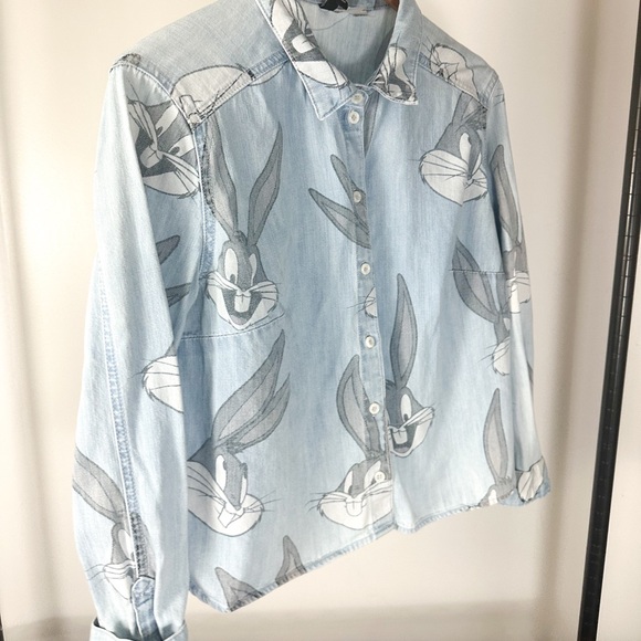 Bugs Bunny Denim Shirt - Picture 1 of 9